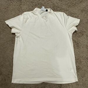 Home Essentials Cream Short Sleeve Tee D-52